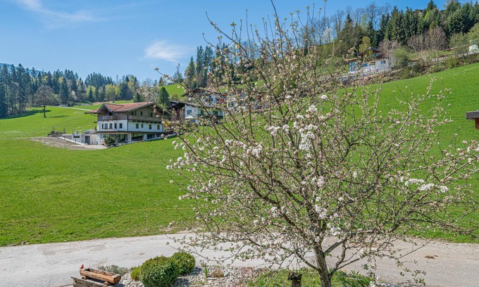 Hopfgarten Markt Apartment | Apartment on a farm with mountain views