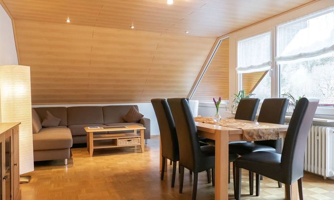 Bad Peterstal-Griesbach Apartment | Apartment '3 Zimmer' with Mountain View, Shared Terrace and Wi-Fi