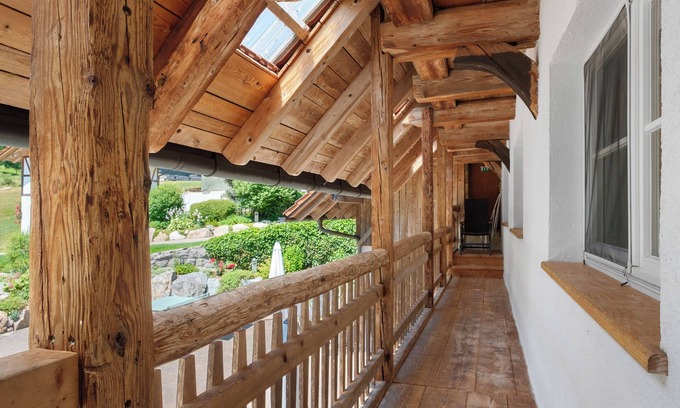 Gutach Apartment | Apartment 'Bauernstüble' with Mountain View, Shared Terrace and Wi-Fi
