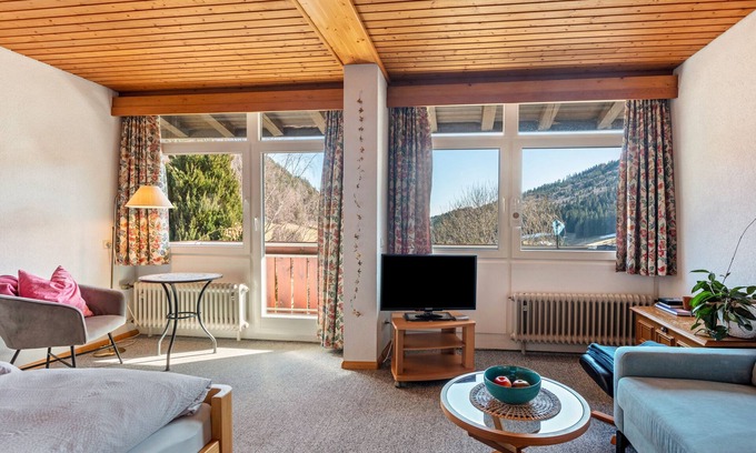 Muggenbrunn Apartment | Apartment '1' with Mountain View, Balcony and Wi-Fi