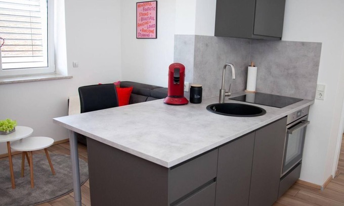 Gusterath Bed & Breakfast | Apartment 12 "Kleines Glück" - Living space Gusterath guest & boarding house