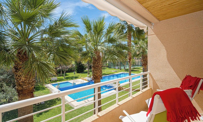 El Albir Apartment | Apartment 'Alborada Golf 1A' with Terrace, Shared Pool & Wi-Fi