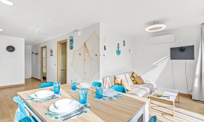 Rincon de Loix Apartment | Apartment 'Alco Playmon Park' with Shared Pool, Wi-Fi and Air Conditioning