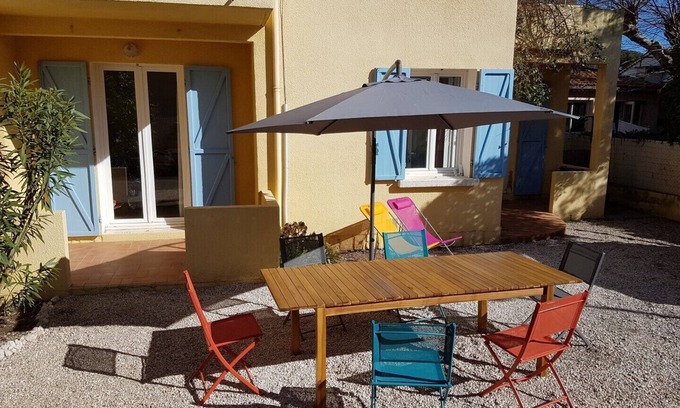 La Capte Apartment | Apartment and garden 5 people sea and village in Hyères - peninsula of Giens