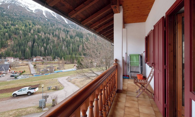 Soraga Apartment | Apartment 'Antermoia' with Mountain View, Balcony and Wi-Fi