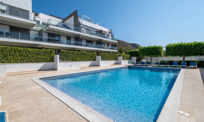 Puerto de Pollensa Apartment | Apartment 'Boquer' with Shared Pool, 2 Private Terraces and Wi-Fi