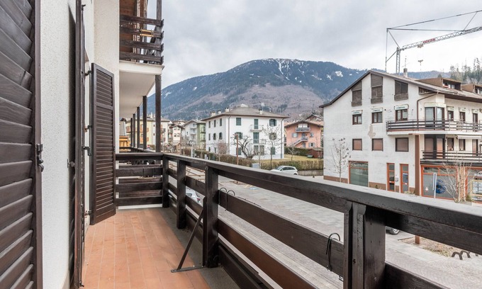 Baselga di Pine Apartment | Apartment 'Casa Ravanelli 1' with Mountain View, Shared Terrace and Balcony