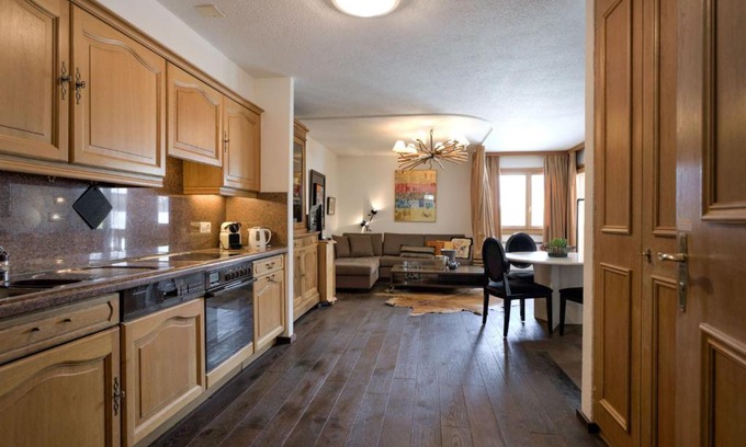 Sankt Moritz-Bad Apartment | Apartment Chesa Ludains 8 by Interhome