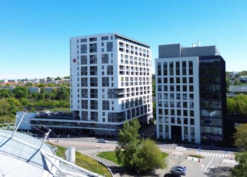 Witomino Apartment | Apartment Efaga Modern Tower Gdynia with Private Parking Space