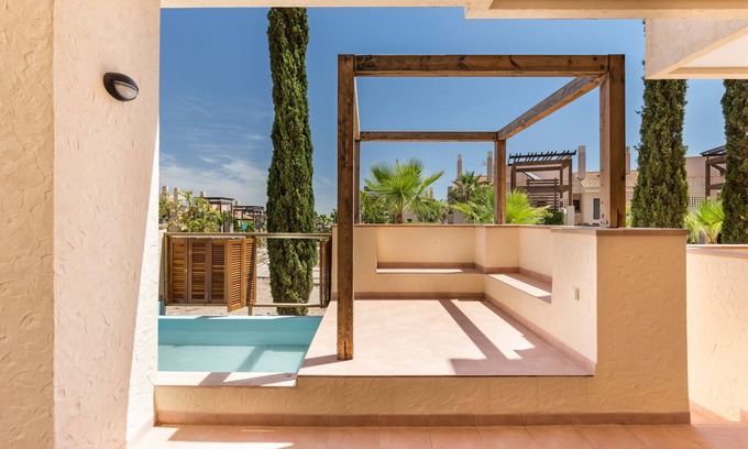 Fuente Alamo de Murcia Apartment | Apartment 'El Oasis Martinica 8 Bajo A' with Shared Pool, Wi-Fi and Air Conditioning