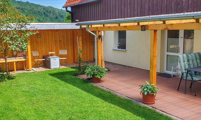 Wernigerode Condo | Apartment for 4 persons. 65 sqm, living room, 2 bedrooms, kitchen, bathroom, terrace.