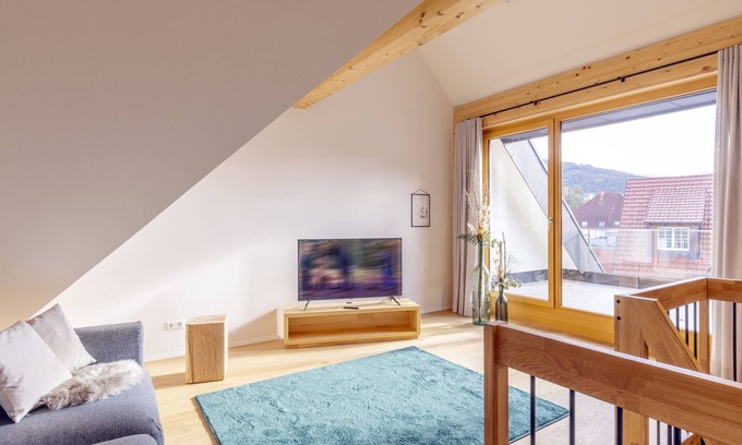 Elzach Apartment | Apartment 'Franz Xaver' with Shared Terrace, Balcony and Wi-Fi