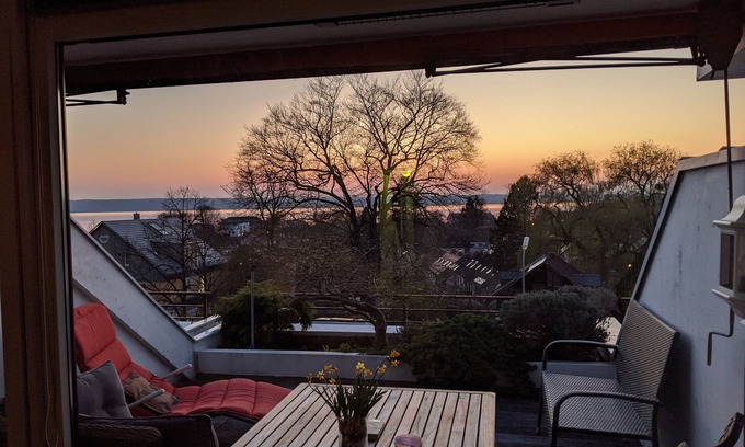 Herrsching am Ammersee Condo | Apartment in Herrsching with terrace and Ammersee view