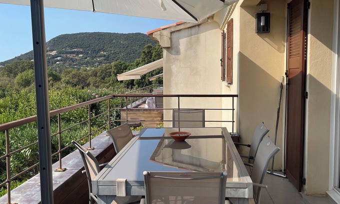 Pinarellu Apartment | Apartment in residence with swimming pool and janitor, walking distance to the beach