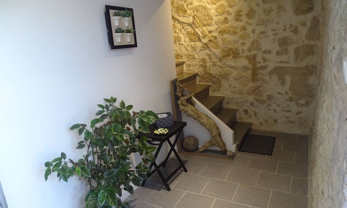 Feugarolles Apartment | Apartment in the center of all tourist destinations. Pets allowed.