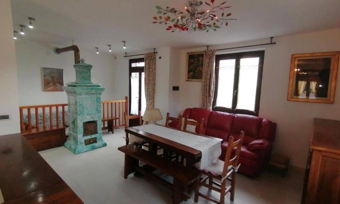 Gignod Apartment | Apartment in the heart of the Alps along the Via Francigena with garden