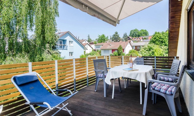 Owingen Apartment | Apartment "Jaulneau" with Private Balcony & Wi-Fi