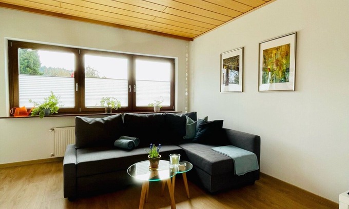 Niedershausen Apartment | Apartment 'Johanna' with Shared Terrace and Wi-Fi