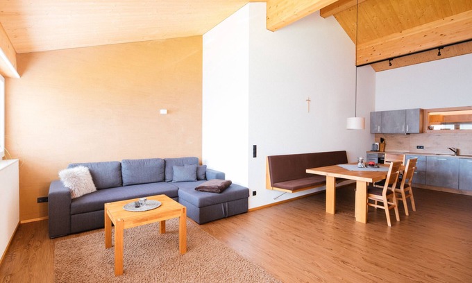 Fontanella Apartment | Apartment 'Konzett Top 3' with Mountain View, Shared Terrace and Wi-Fi