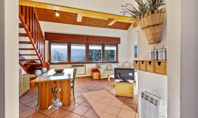 Cavalese Apartment | Apartment 'La Rocca 48 Cavalese' with Mountain View and Shared Garden