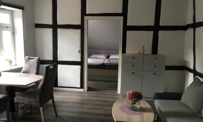 Hagen am Teuteburger Wald Apartment | Apartment - Mitten im Ortskern, Fachwerkhaus