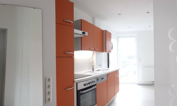 St Lorenz Apartment | Apartment Niemann 3 - large kitchen with terrace