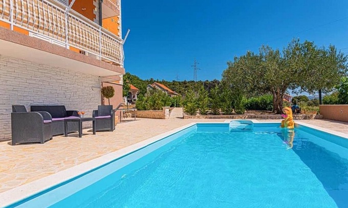 Sibenik Apartment | Apartment Niko - Two Bedroom Apartment with Swimming Pool