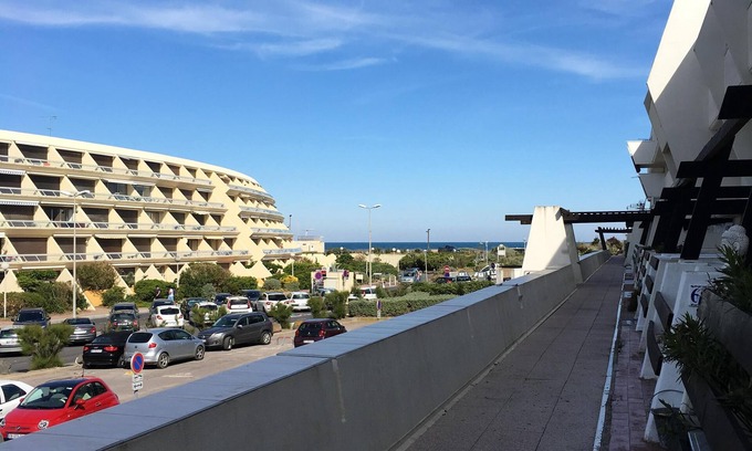 Naturist Village Apartment | Apartment nudist village cape d'Agde, small sea view