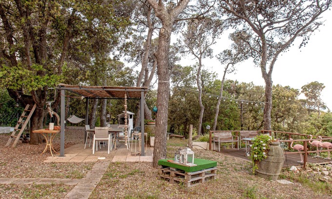 Rosignano Marittimo Apartment | Apartment 'Piccola Casa Immersa Nel Verde' with Sea View, Private Garden and Wi-Fi