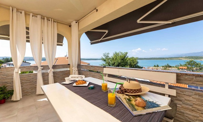 Klimno Apartment | Apartment Perla with Seaview