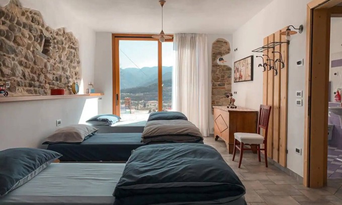 Feltre Apartment | Apartment 'Quadrupla Piano Terra' with Mountain View and Private Terrace