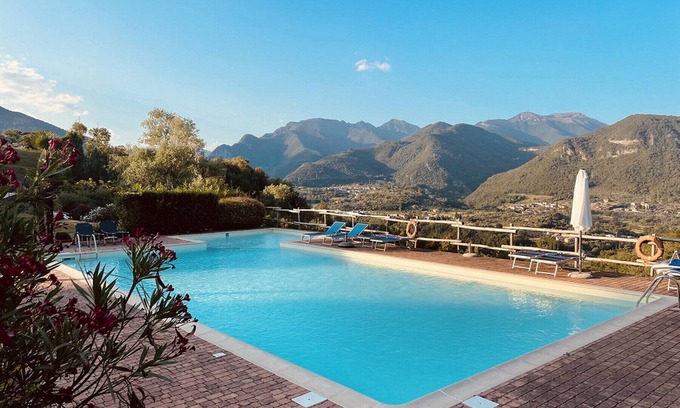 Salo Apartment | Apartment 'Residence Le Parti' with Mountain View, Shared Pool and Wi-Fi