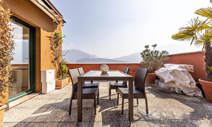 Riva del Garda Apartment | Apartment "Sara" with Lake View, Shared Pool & Wi-Fi