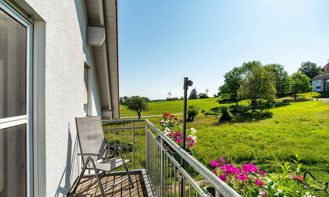 Bad Herrenalb Apartment | Apartment "Schwalbenhof Dreßler und Duss für 2 Personen" with Balcony & Wi-Fi