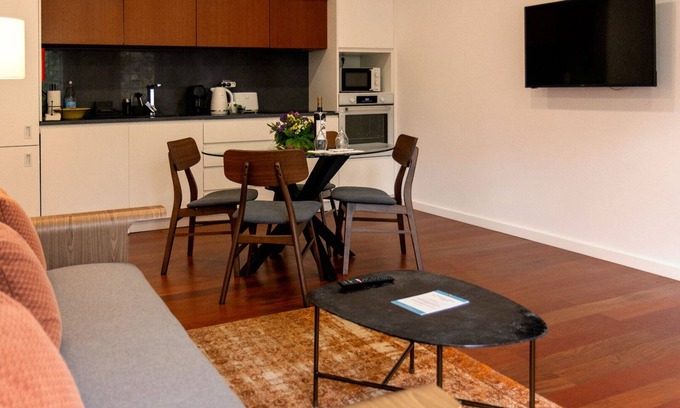 Angra do Heroismo Apartment | Apartment Suite embraced by a farm with exotic vegetation.