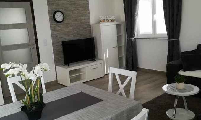 Karlobag Apartment | Apartment Villa Bijele Stijene - Two Bedroom Apartment with Terrace and Sea View