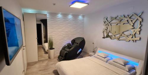 Slavonski Brod Apartment | Apartment Wave -Luxury massage chair-Infrared Sauna, Parking with video surveillance, Entry with PIN 0 - 24h, FREE CANCELLATION 24 hours before Check In, Premium pillows and mattress
