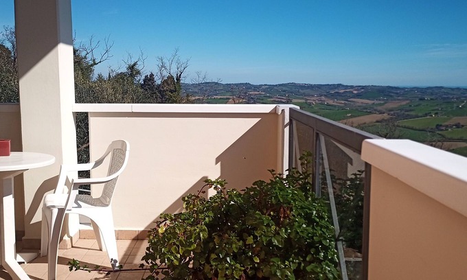 Mombaroccio Apartment | Apartment with beautiful view of the hills, between Pesaro and Fano