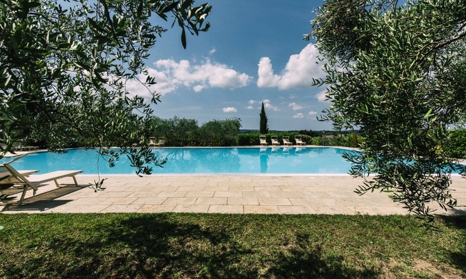 Capannoli Other | Apartment with garden and BBQ - swimming pool and tennis court