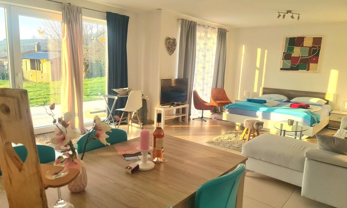 Klingenmuenster Apartment | Apartment with large sun terrace and stunning views