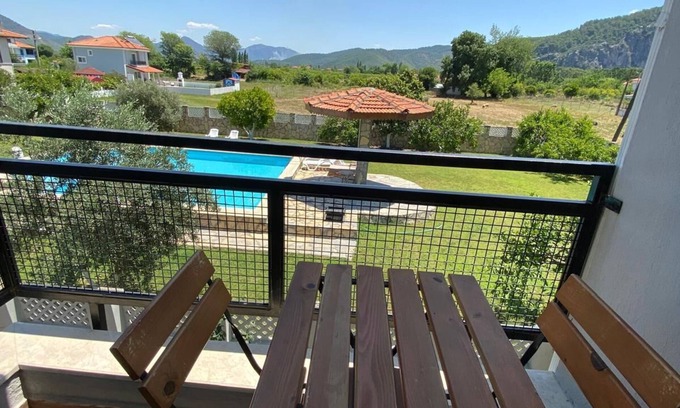 Ortaca Condo | Apartment with pool with magnificent nature view