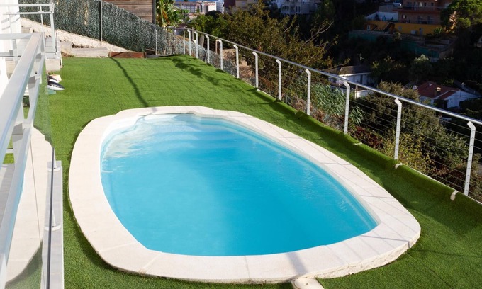 Santa Susanna Villa | APOLO . Modern house with private swimming pool and spectacular views.