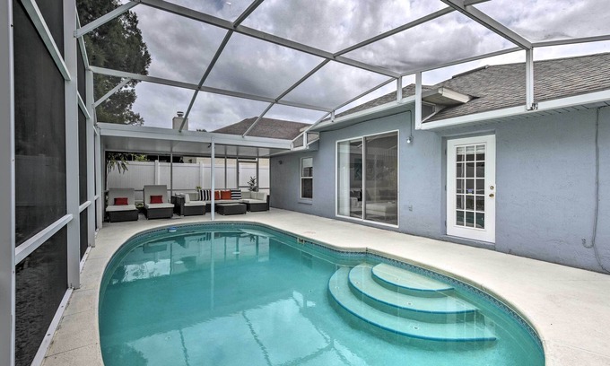 Apopka House | Apopka Single-Story Home w/Private Lanai + Pool!