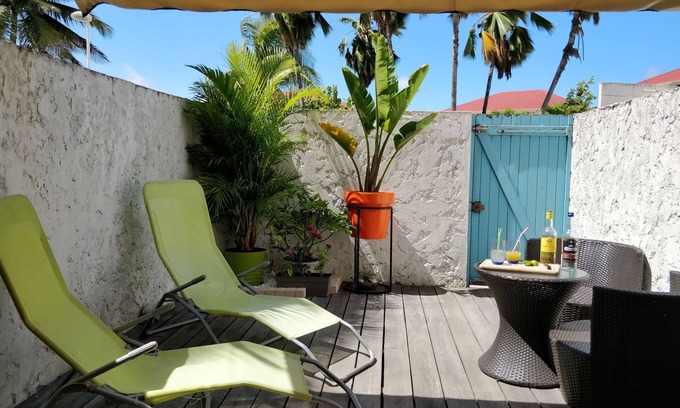 Saint-Francois Apartment | Appart "Envie de Soleil" Ground floor heart Marina, Saint François