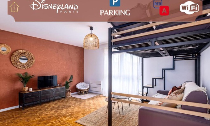 Montevrain Apartment | Appart'Hôtel Sahara- Next to Disney