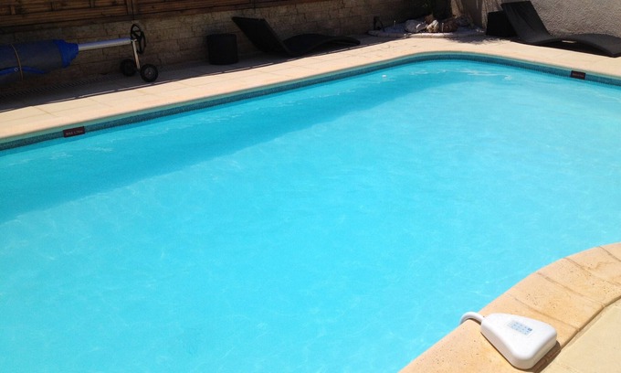 Saint-Cyprien Plage Apartment | Appart T2 40m2 in villa, 4/5pers, swimming pool 8x4x6m, 300m from the beach