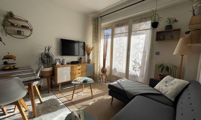 Le Ray Apartment | Appartement au Calme/Cosy 3p à Moins de 15min en Tram du Centre Ville/plage