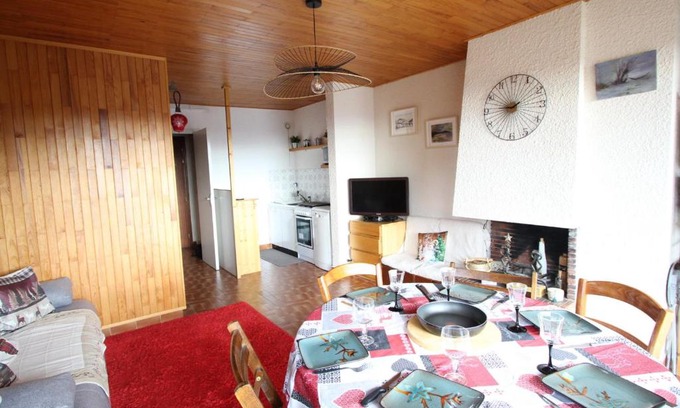 Chamrousse Apartment | Appartement confortable 8 pers à Chamrousse avec balcon, proche navette et équipements complets - FR-1-340-273
