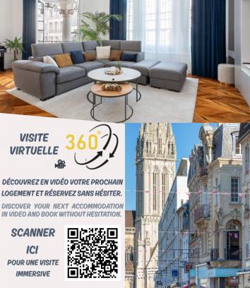 Quartier du chateau Apartment | Appartement d'exception en plein coeur de Caen