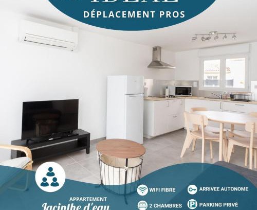 Braud-et-Saint-Louis Apartment | Appartement "Jacinthe d'eau" par Chelona'Loc - 2 chambres - parking
